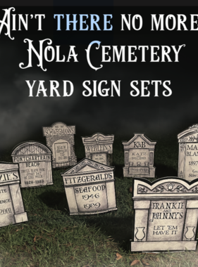 Ain't Dere Cemetery Yard Sign Set