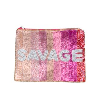 Savage Beaded Pouch