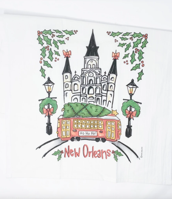 Cathedral Christmas Towel