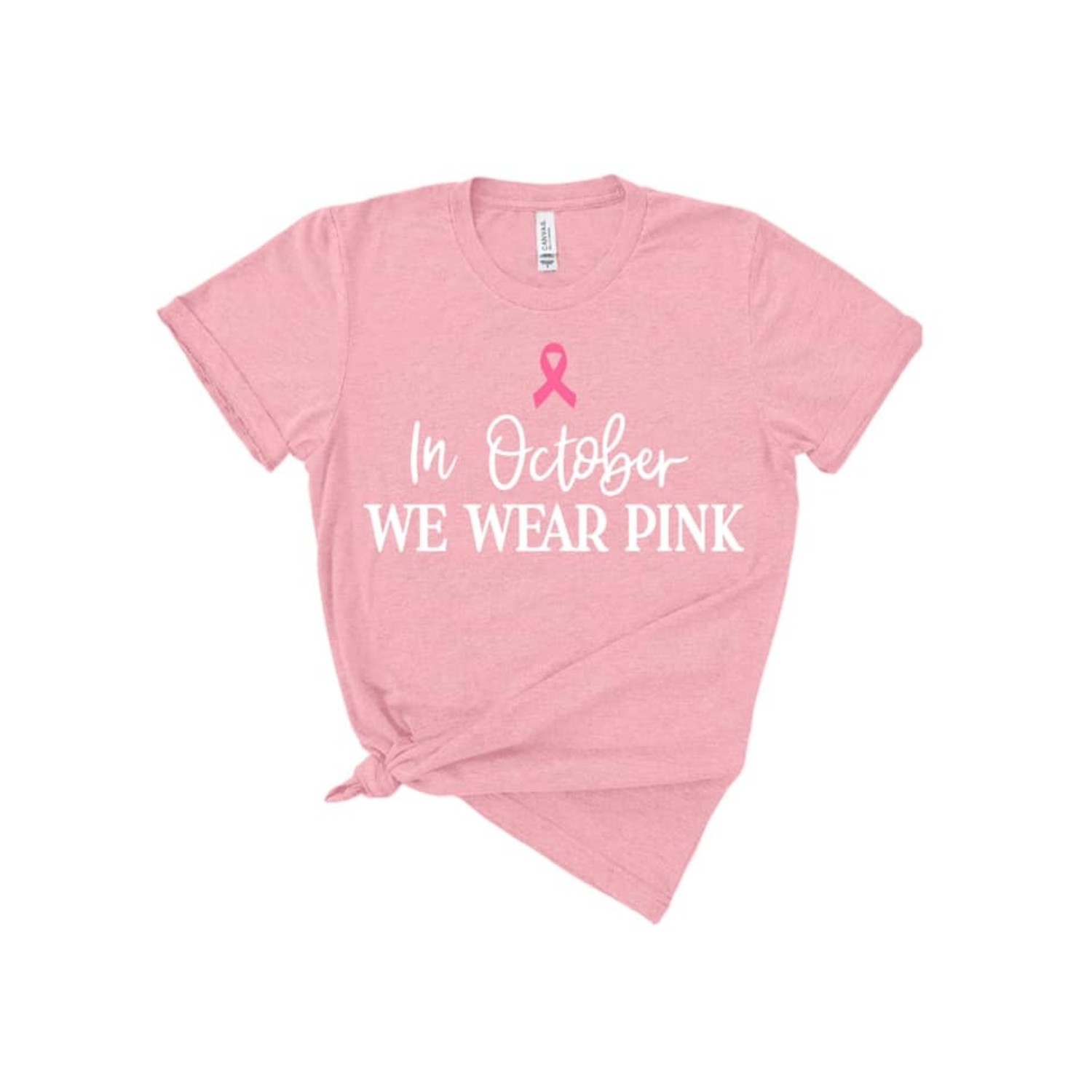 In October we wear pink and watch Cowboys shirt - Limotees