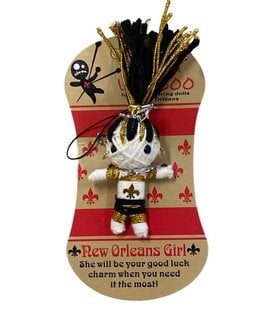 New Orleans Girl Voodoo String Doll