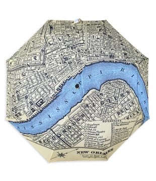 New Orleans Map Umbrella