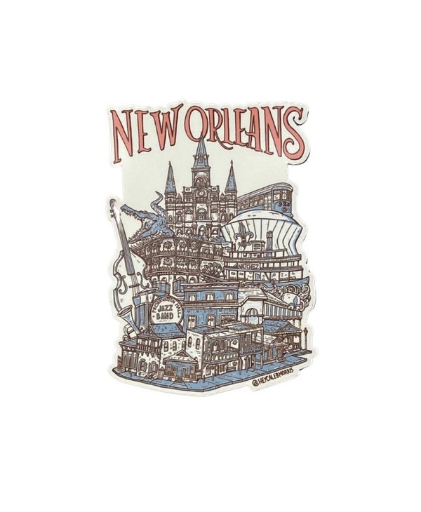 New Orleans Life Sticker