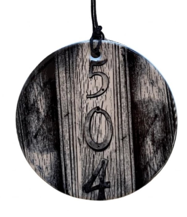 504 Ceramic Disc Ornament