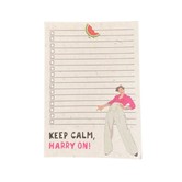 Keep Calm, Harry On Notepad