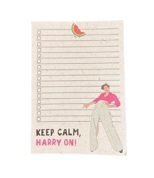 Keep Calm, Harry On Notepad