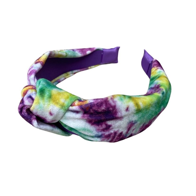mardi gras tie dye shirt