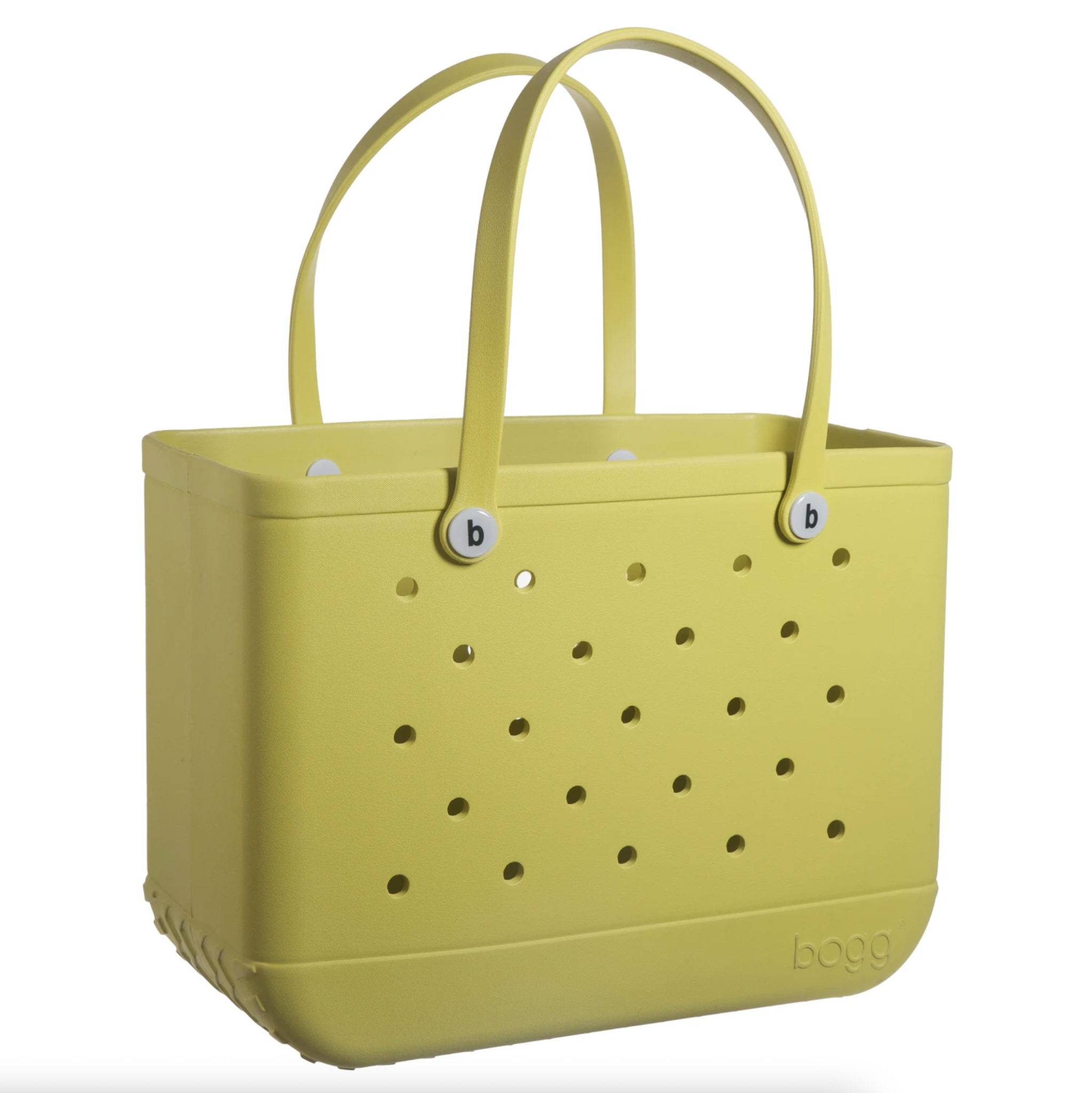 green beach bag