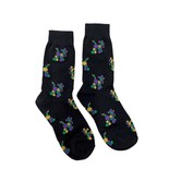 Mardi Gras Bead Dog Socks