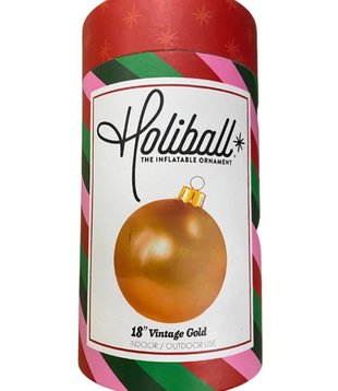 18" Holiball Ornament, Gold