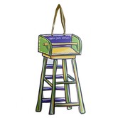 Mardi Gras Ladder Door Hanger