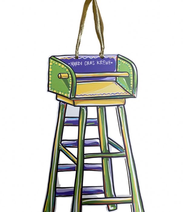 Home Malone Mardi Gras Ladder Door Hanger