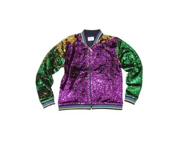 Mardi Gras Magic Sequin Jacket, Ladies, 3XLarge