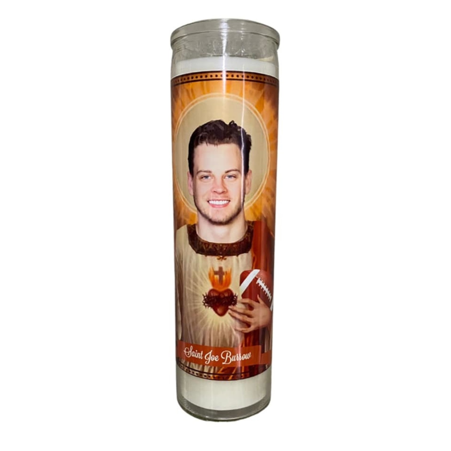 Joe Burrow Saint Candle - Fleurty Girl