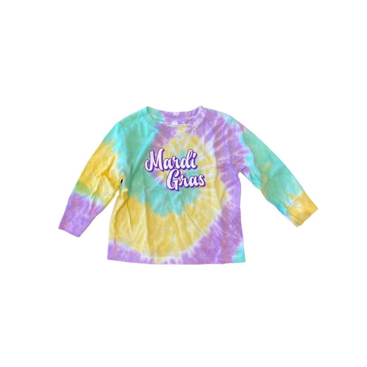 Kori Amereica Long Sleeve Pastel Tie Dye Shirt M