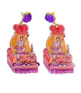 Kings Float Earrings