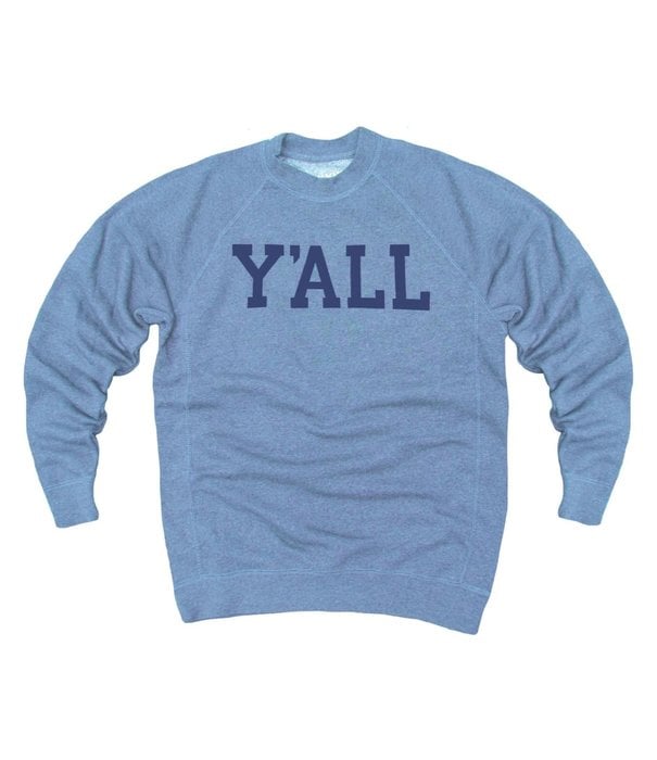 Y'all Sweatshirt, Light Blue