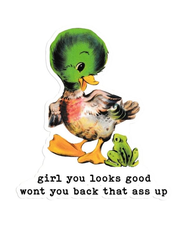 Back that Ass Up Sticker
