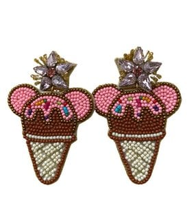 Mouse Ears Treat Earrings