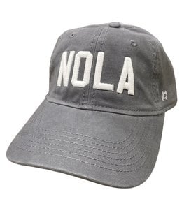 NOLA Baseball Hat, Charcoal