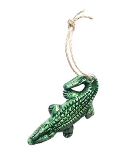 Alligator Ceramic Ornament
