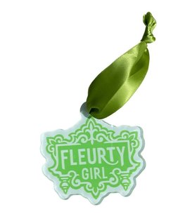 Fleurty Girl Logo Acrylic Ornament
