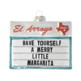 Merry Little Margarita Ornament