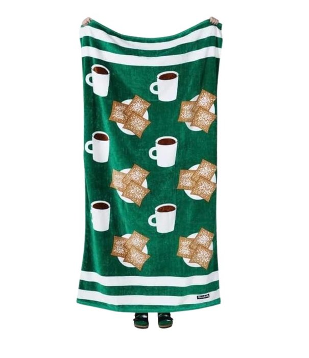 Bonfolk Beignet Beach Towel