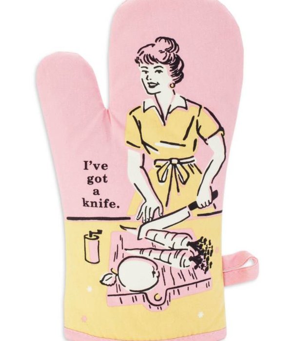 Blue Q I've Got A Knife Oven Mitt