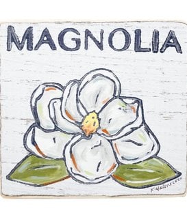 Magnolia Wood Sign