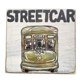 Streetcar Wood Sign