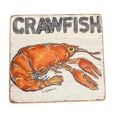 Crawfish Wood Sign