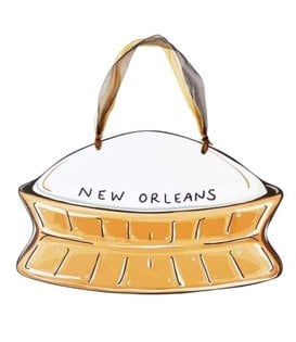 New Orleans Map Golf Umbrella - Fleurty Girl