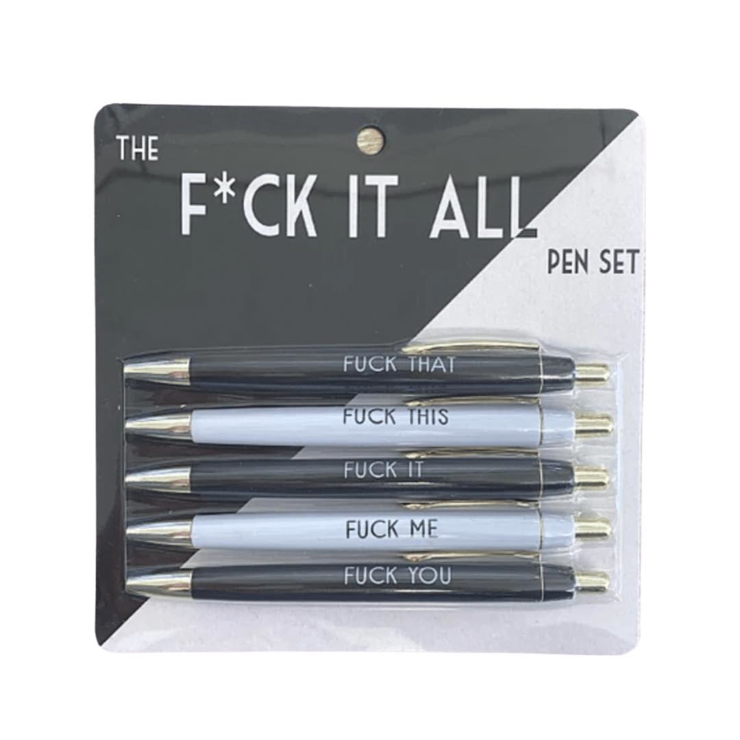 Fuck It All Pen Set - Fleurty Girl