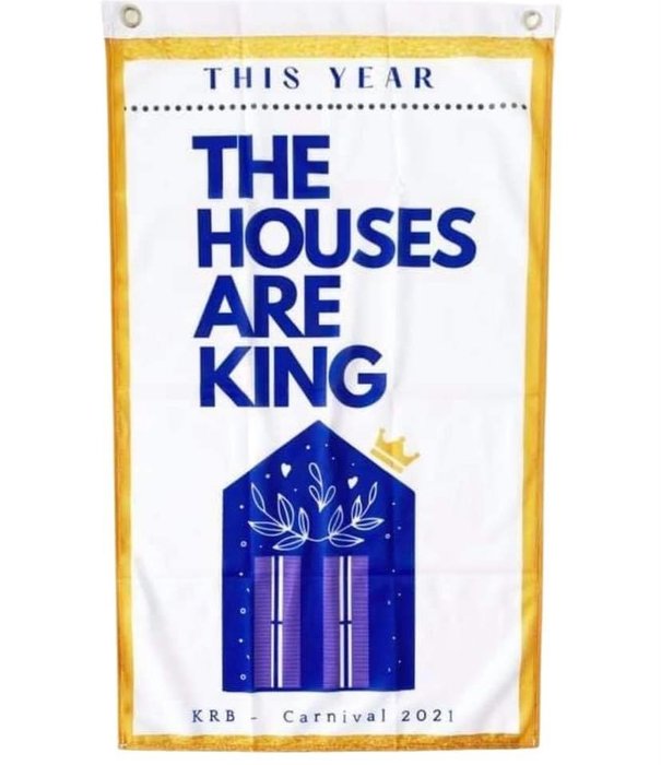 Houses Are King Garden Flag