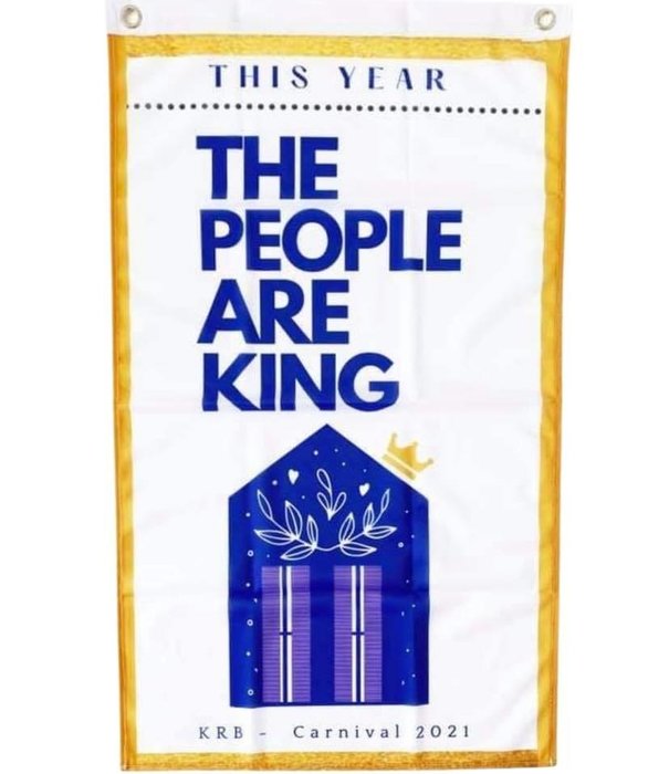 People are King Garden Flag