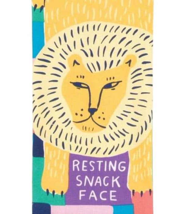 Blue Q Resting Snack Face Towel