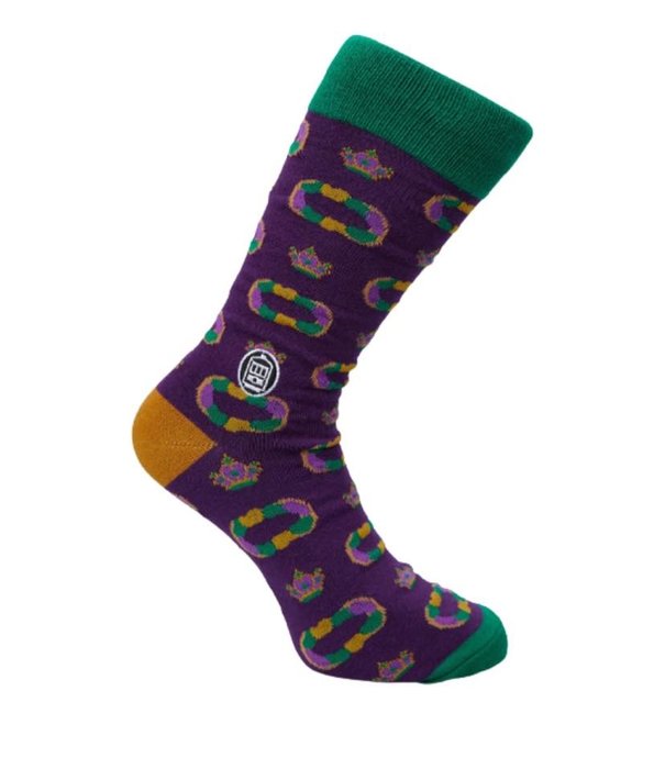 Bonfolk King Cake Socks