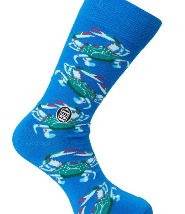 Bonfolk Blue Crab Socks