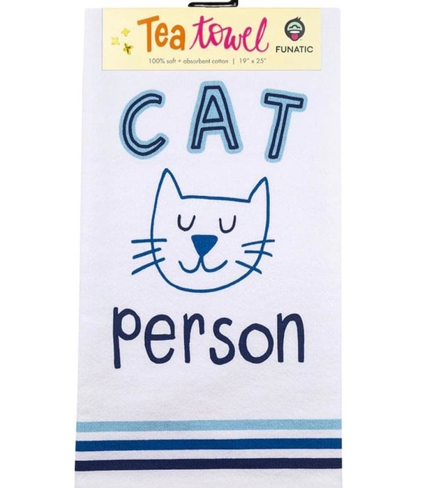 Cat Person Towel