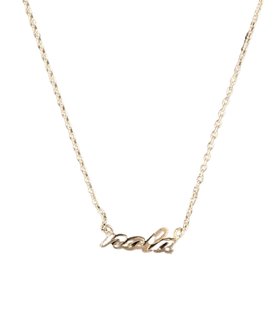 NOLA Cursive Necklace in Silver