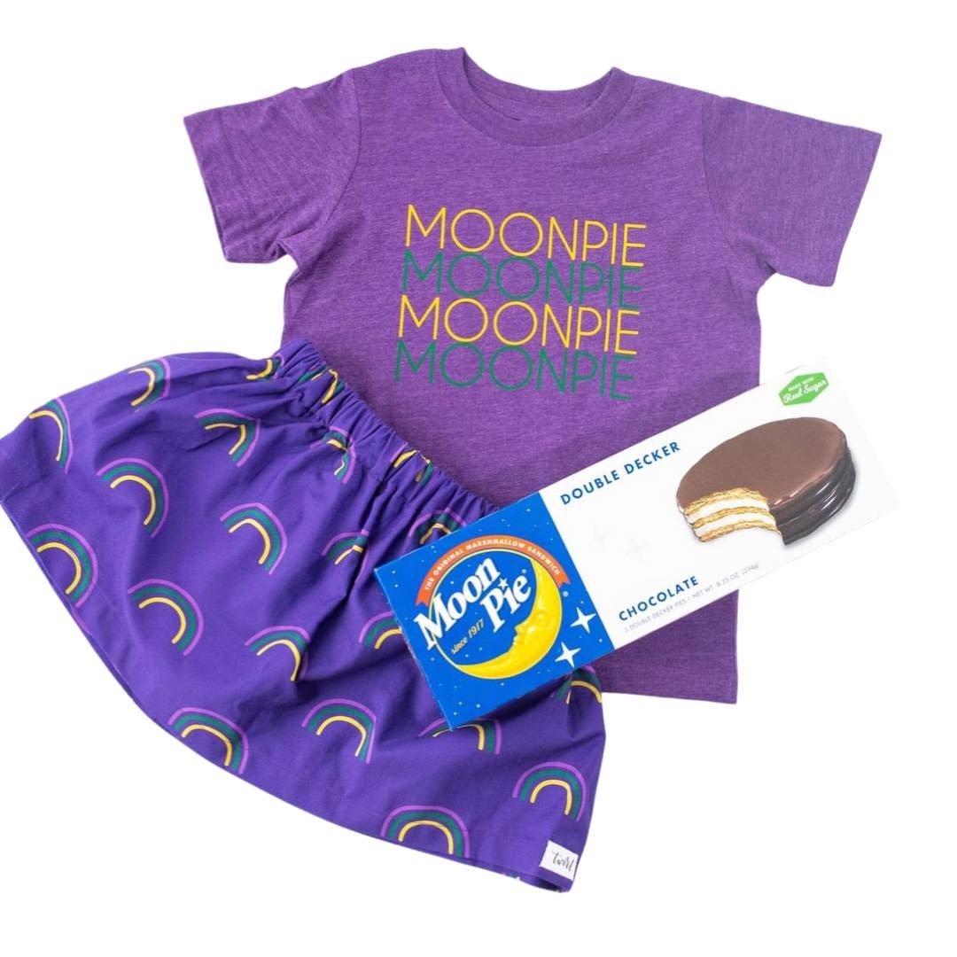 Moonpie Tee, Kids Fleurty Girl