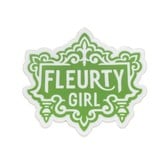 Fleurty Girl Logo Sticker