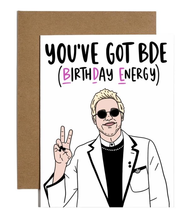 BDE Birthday Card