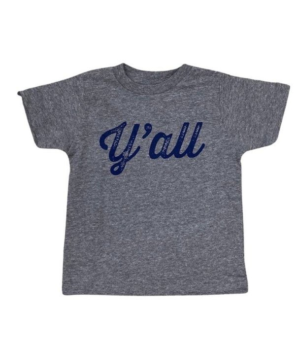 Grey Y'all Tee, Kids