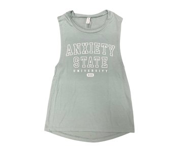 Anxiety State University Muscle Tank