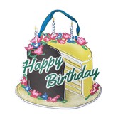 Doberge Birthday Cake Door Hanger