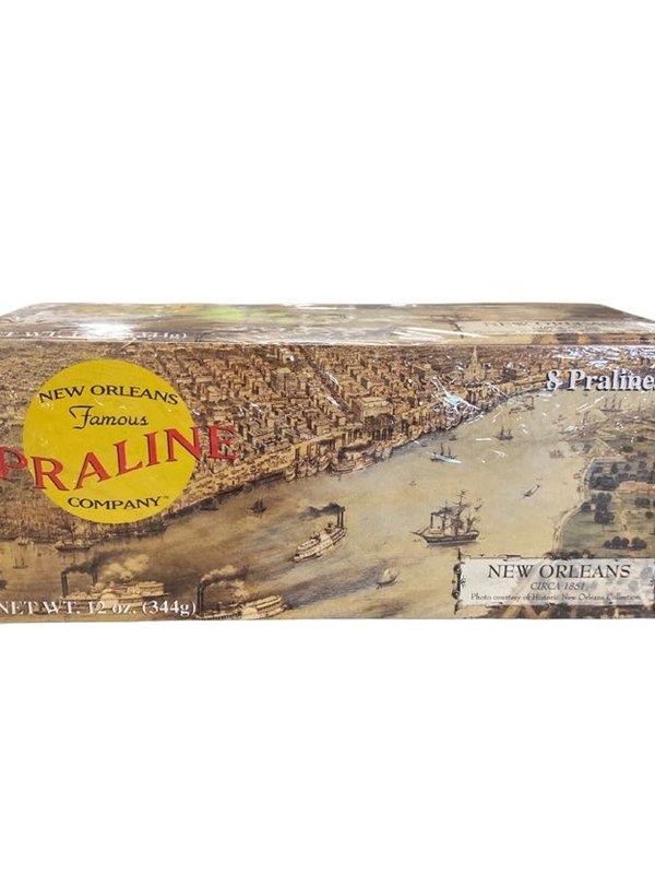 New Orleans Famous Praline Company Pralines, Box of 8 Large