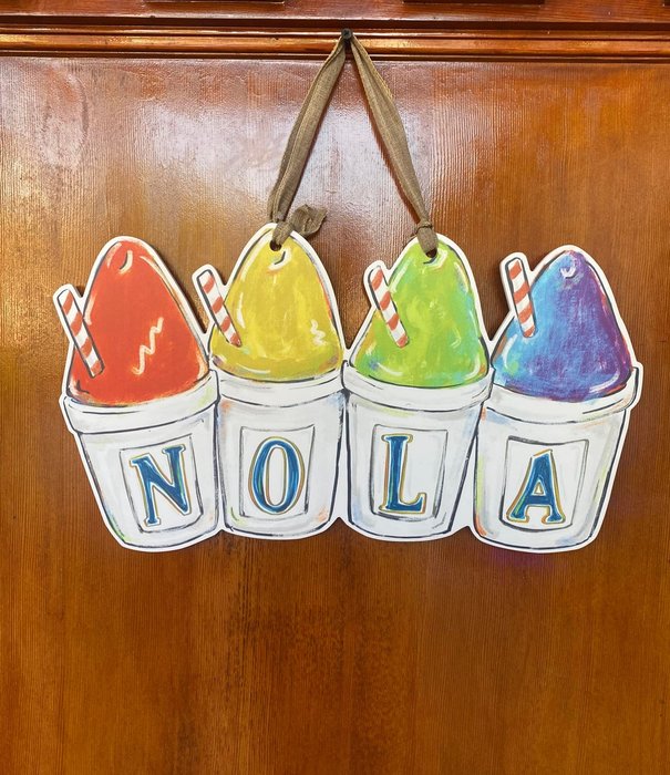 NOLA Snoball Door Hanger