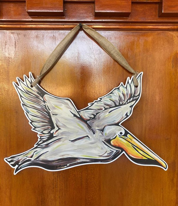 Flying Pelican Door Hanger